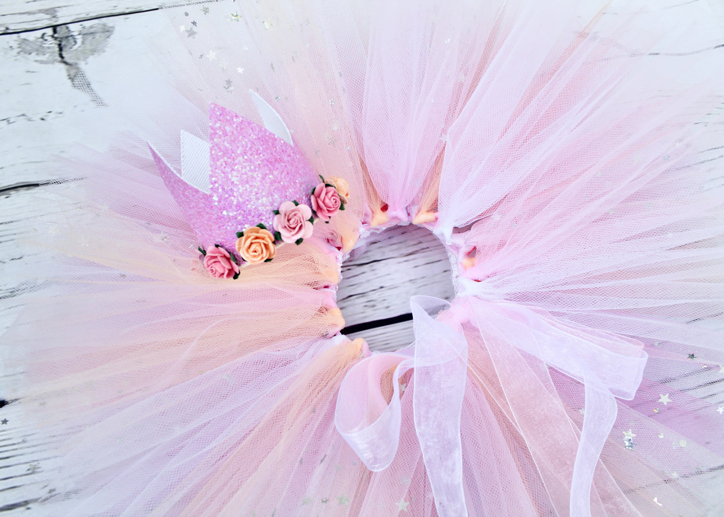 Pastel Pink Tutu & Crown Set