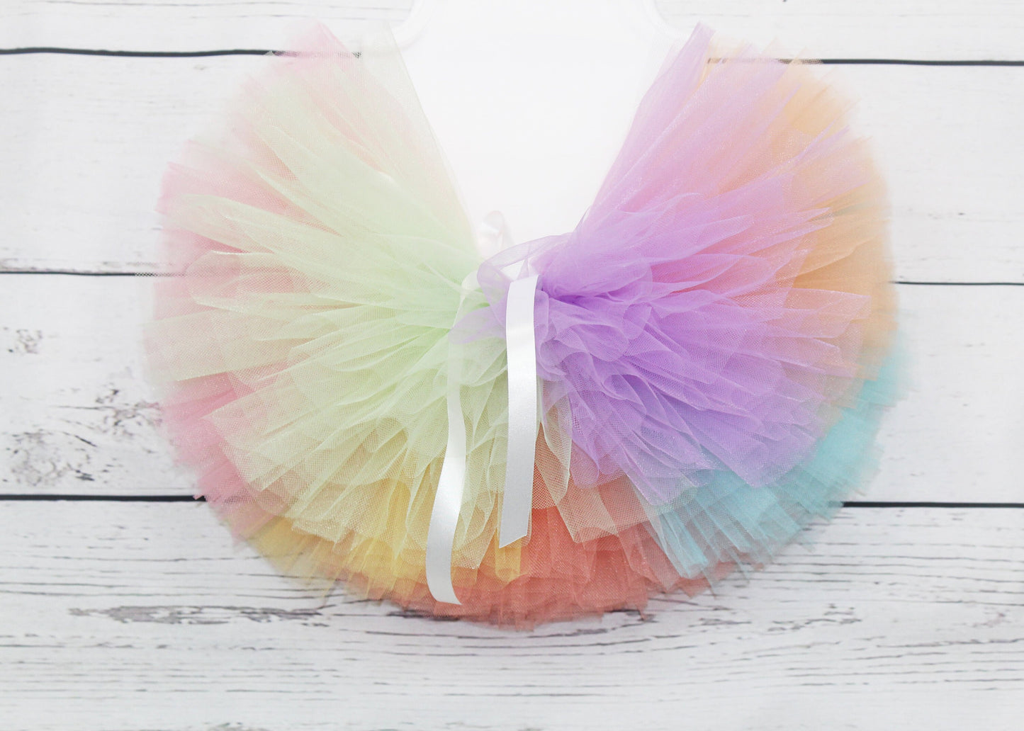 Personalised 1st Birthday Colourful Tutu Outfit
